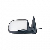 K-Source Exterior Mirror Electric OEM Silver Single - 62027G