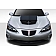Extreme Dimensions Hood - Fiberglass Black - 112541