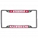 Fan Mat License Plate Frame - University Of Arkansas Logo Metal - 14808