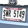 Fan Mat License Plate Frame - University Of Arkansas Logo Metal - 14808