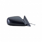 K-Source Exterior Mirror Electric OEM Black Single - 70569T