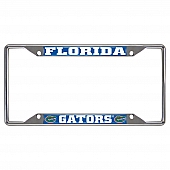 Fan Mat License Plate Frame - University Of Florida Logo Metal - 14811