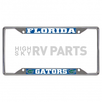 Fan Mat License Plate Frame - University Of Florida Logo Metal - 14811