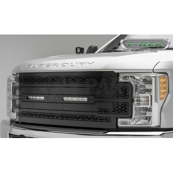 ZROADZ Grille Insert - Laser Cut Pattern Black Powder Coated Steel - Z315471