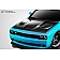 Extreme Dimensions Hood - Gloss Carbon Fiber Black - 112475