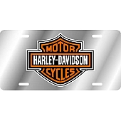 Chroma Graphics License Plate - Harley Davidson Logo Acrylic - 1901