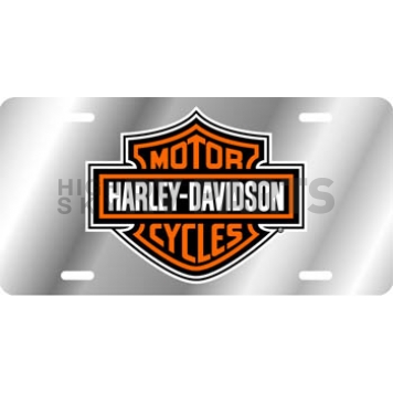 Chroma Graphics License Plate - Harley Davidson Logo Acrylic - 1901