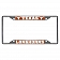 Fan Mat License Plate Frame - University Of Texas Logo Metal - 14826