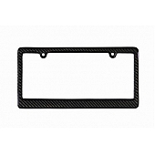 Seibon Carbon License Plate Frame - Gloss Carbon Fiber - 6094