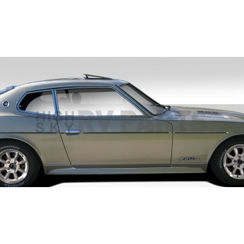 Extreme Dimensions Side Skirt - Primered Fiberglass Reinforced Plastic Black Set of 2 - 108218-4