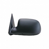 K-Source Exterior Mirror Manual OEM Black Single - 62030G