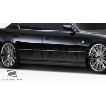 Extreme Dimensions Side Skirt - Primered Fiberglass Reinforced Plastic Black Set of 2 - 108107