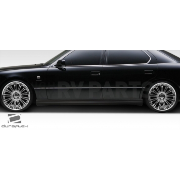 Extreme Dimensions Side Skirt - Primered Fiberglass Reinforced Plastic Black Set of 2 - 108107-1