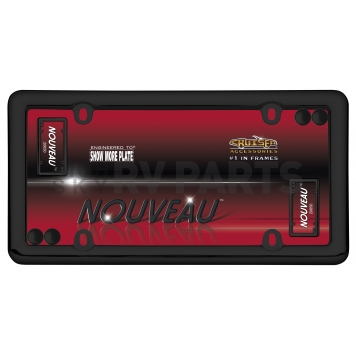 Cruiser License Plate Frame - Nouveau Die Cast Zinc - 20650