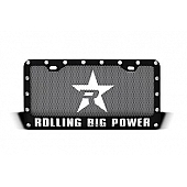 RBP (Rolling Big Power) License Plate - RBP Star Black - 4121ZR