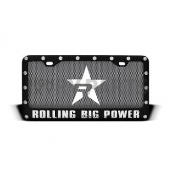 RBP (Rolling Big Power) License Plate - RBP Star Black - 4121ZR
