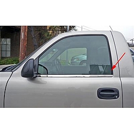 TFP (International Trim) Window Trim - Polished Stainless Steel Silver - 35805BL