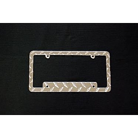 Owens Products License Plate - Silver Aluminum - 39276