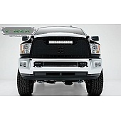 T-Rex Truck Products Grille Insert - Mesh Trapezoid Black Powder Coated Steel - 6314531BR