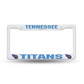POWERDECAL License Plate Frame - Tennessee Titans Plastic - FC0301