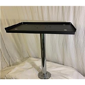 Fleming Sales Table 21Inch x 14 Inch Steel Black - 11818