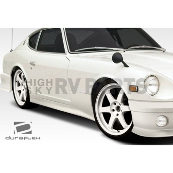 Extreme Dimensions Side Skirt - Primered Fiberglass Reinforced Plastic Black Set of 2 - 108119-1