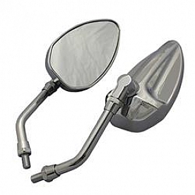 CIPA USA Exterior Mirror Chrome Plated Set Of 2 - 01933