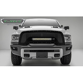 T-Rex Truck Products Grille Insert - Mesh Rectangular Black Powder Coated Mild Steel - 6314641BR