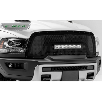 T-Rex Truck Products Grille Insert - Mesh Rectangular Black Powder Coated Mild Steel - 6314641BR-3