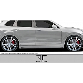 Extreme Dimensions Side Skirt - Primered Fiberglass Reinforced Plastic Gray Set of 2 - 108151