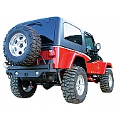 Rampage Bumper 1-Piece Design Recovery Steel Black - 88605