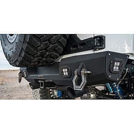 Bodyguard Bumper RX Series 1-Piece Type Steel Black - 63647T