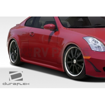 Extreme Dimensions Side Skirt - Primered Fiberglass Reinforced Plastic Black Set of 2 - 108073