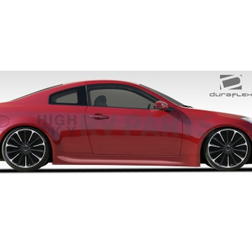 Extreme Dimensions Side Skirt - Primered Fiberglass Reinforced Plastic Black Set of 2 - 108073-1