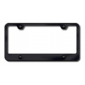 Automotive Gold License Plate Frame - Black Stainless Steel - LF464B