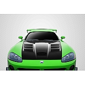 Extreme Dimensions Hood - Gloss Carbon Fiber Black - 112479