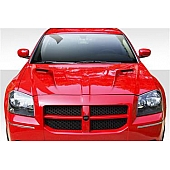 Extreme Dimensions Hood - Fiberglass Reinforced Plastic Black - Challenger - 112770