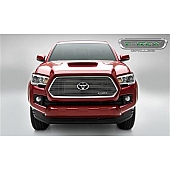 T-Rex Truck Products Grille Insert - Horizontal Bar Hexagonal Polished Aluminum - 6219410