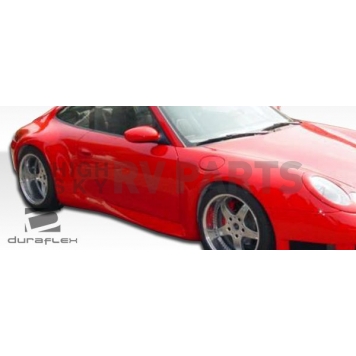 Extreme Dimensions Side Skirt - Primered Fiberglass Reinforced Plastic Black Set of 2 - 105402