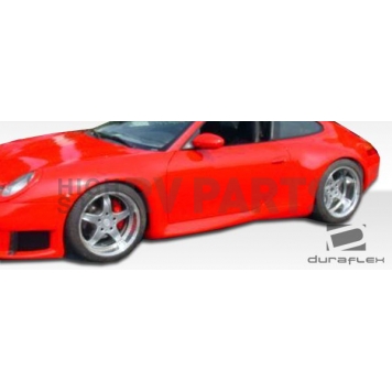 Extreme Dimensions Side Skirt - Primered Fiberglass Reinforced Plastic Black Set of 2 - 105402-4
