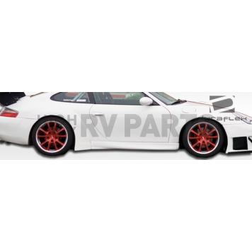 Extreme Dimensions Side Skirt - Primered Fiberglass Reinforced Plastic Black Set of 2 - 105408