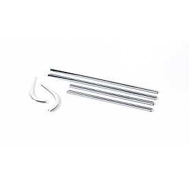 Putco Window Trim - Chrome Plated ABS Plastic Silver - 97506
