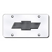 Automotive Gold License Plate - Chevy New Logo Stainless Steel - CHV2PC