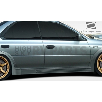 Extreme Dimensions Side Skirt - Primered Fiberglass Reinforced Plastic Black Set of 2 - 106609