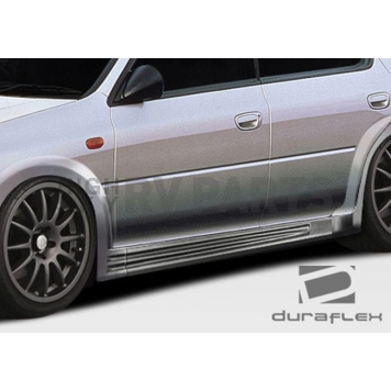 Extreme Dimensions Side Skirt - Primered Fiberglass Reinforced Plastic Black Set of 2 - 106609-1
