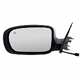 K-Source Exterior Mirror Manual Rectangular Black Single - 60628C