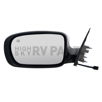 K-Source Exterior Mirror Manual Rectangular Black Single - 60628C