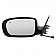 K-Source Exterior Mirror Manual Rectangular Black Single - 60628C