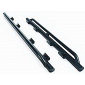 Warn Rocker Panel Guard - Flat Steel Black Powder Coated Set Of 2 - 71500