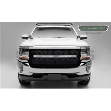 T-Rex Truck Products Grille Insert - Mesh Rectangular Black Powder Coated Steel - 6311271BR